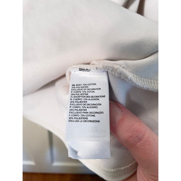 The North Face City Standard Double-Knit Funnel Neck Gardenia White VGC - Picture 8 of 11